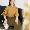 Áo Sơ Mi Nữ Cổ Tàu Cài Khuy