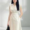 Đầm Nữ Dáng A Xòe Tay Chờm Trẻ Trung