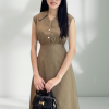Đầm Nữ Dáng A Xòe Tay Chờm Trẻ Trung