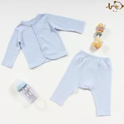 Bộ Dài Tay TRE Ren Ziczac Cho Bé Trai Bé Gái Sơ Sinh