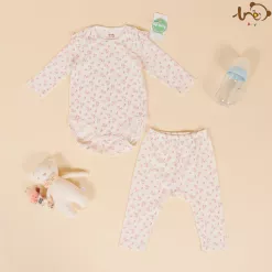 Bodysuit Dài Tay TRE Bèo Vai cho Bé Gái