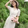 Đầm A Vạt Chồng