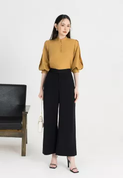 Áo Sơ Mi Nữ Cổ Tàu Cài Khuy
