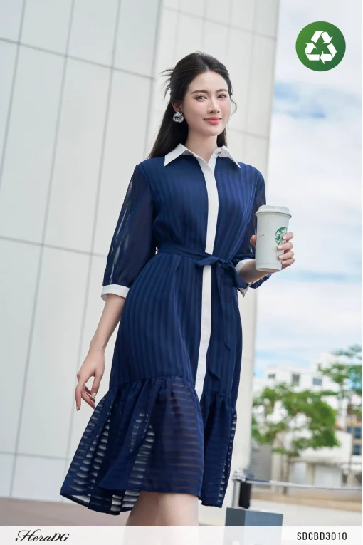 Đầm suông chân đuôi cá