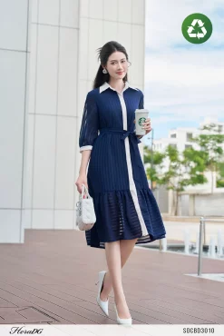 Đầm suông chân đuôi cá