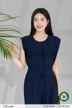 Áo Kiểu Nhún Vai Chờm