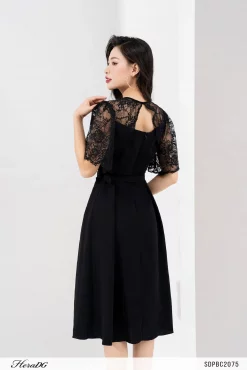 Đầm Xòe Phối Ren SDPBC2075