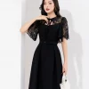Đầm Xòe Phối Ren SDPBC2075