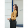 Áo Sơ Mi Công Sở Nữ Tay Dài Cổ Đức Chất Tuytsi