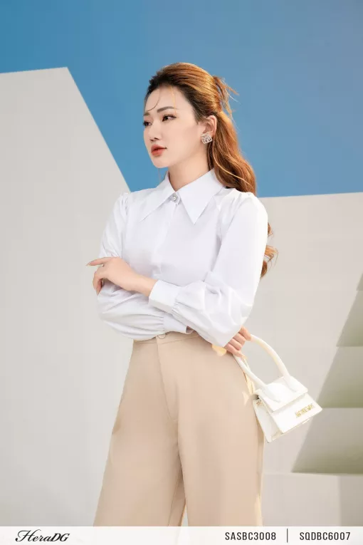 Áo sơ mi cổ đức