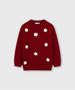 Áo len đính hoa bé gái CANIFA