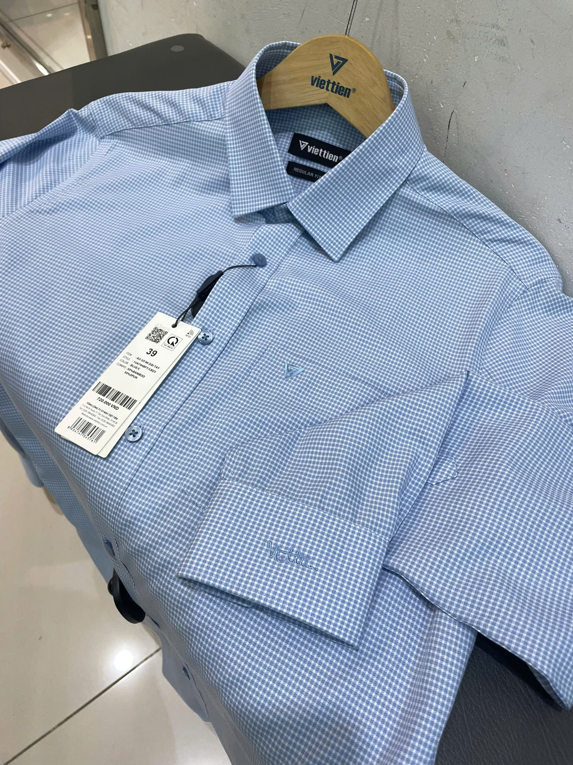 Áo sơ mi dài tay - Việt Tiến