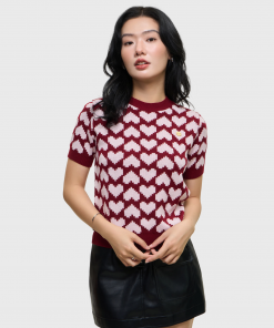 Áo len nữ họa tiết CANIFA