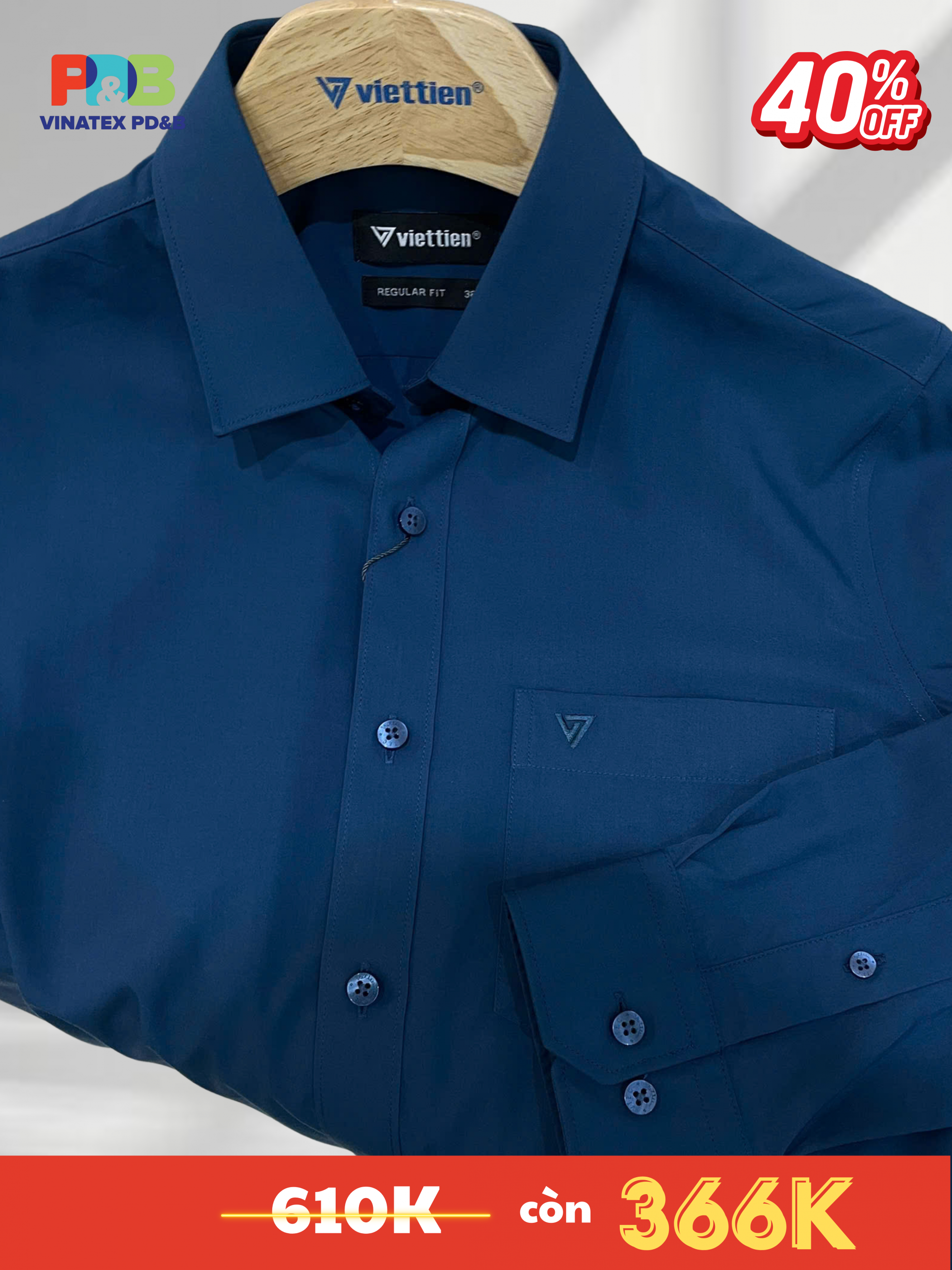 Áo sơ mi dài tay - Việt Tiến