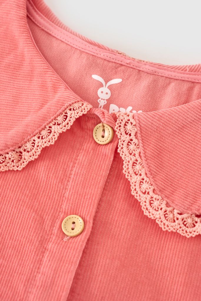 Đầm nhung dài tay bé gái Rabity