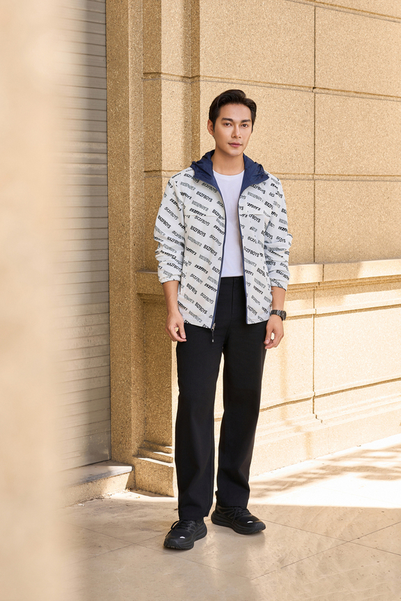 Áo jacket nam 2 mặt 2 lớp Dugarco