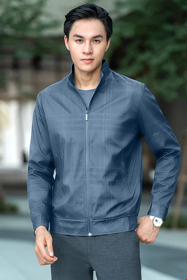 ÁO JACKET KẺ CHÌM Lecardo