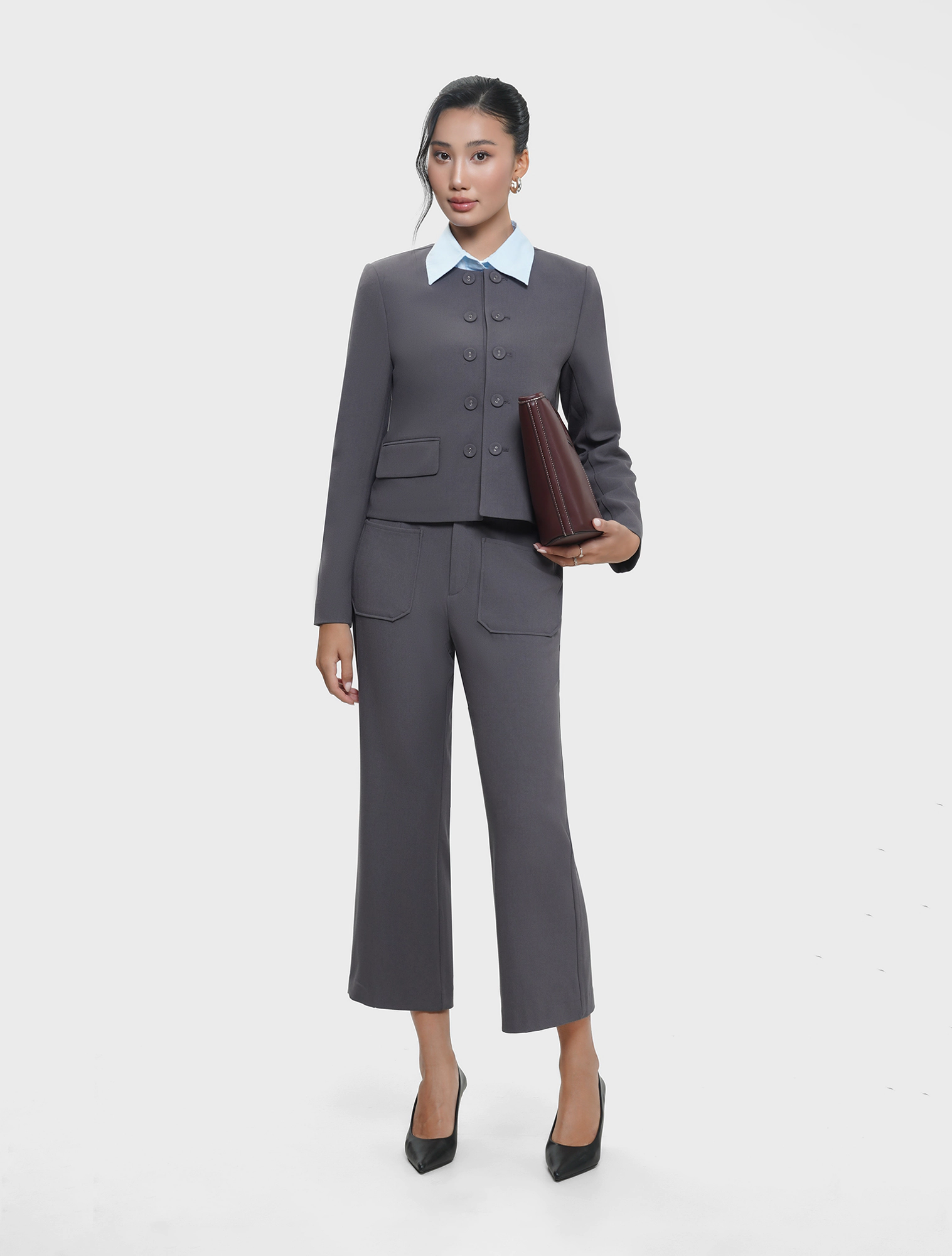 Áo khoác nữ dáng ngắn CANIFA