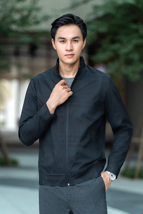 ÁO JACKET KẺ CHÌM Lecardo