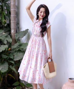 Đầm nữ hoa nhí SPearl