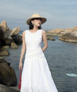 ĐẦM REN DÁNG XÒE SLine