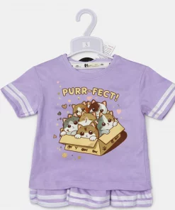 Alternative view of Set đồ cho bé gái in hình dễ thương Litibaby