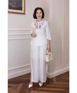 Alternative view of Áo kiểu trung niên thêu hoa M Collection