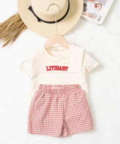 Alternative view of Bộ cotton trẻ em-bé gái Litibaby