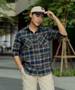 Áo sơ mi nam DT 2 túi ngực Dugarco