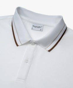 Alternative view of Áo Polo Trắng Thiết Kế Basic, Thoáng Mát, Bền Màu BILUXURY