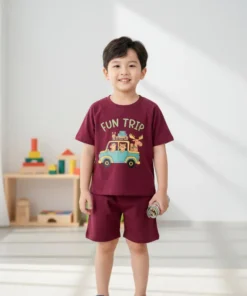 Bộ cotton trẻ em - bé trai Litibaby