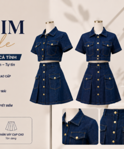 Set Denim nữ
